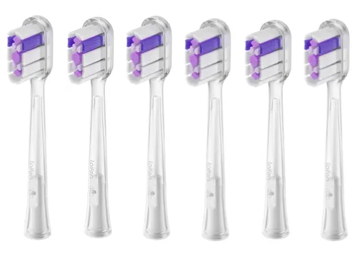 Laifen Náhradní hlavice pro zubní kartáček Head Glossy White Střední 6 ks
