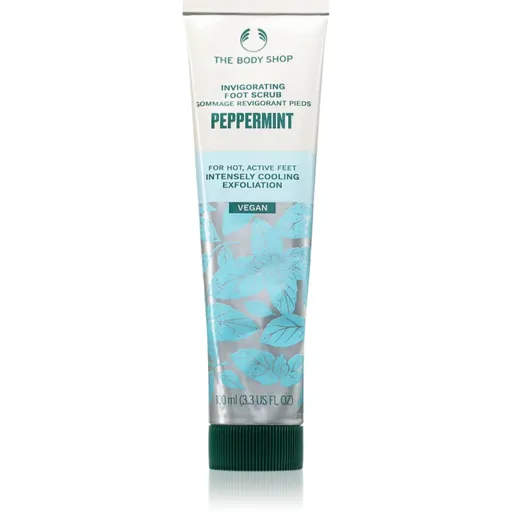 The Body Shop Peppermint Foot Scrub peeling s mátou peprnou 100 ml