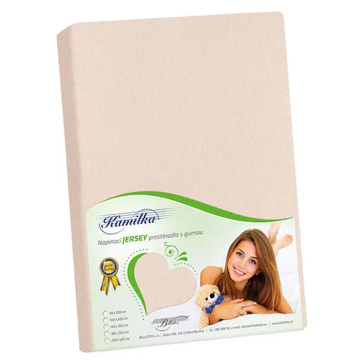 Bellatex Jersey prostěradlo Kamilka pudrová růžová