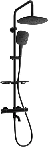 MEXEN/S KT17 vanový sloup s termostatickou baterií, černá 779001793-70
