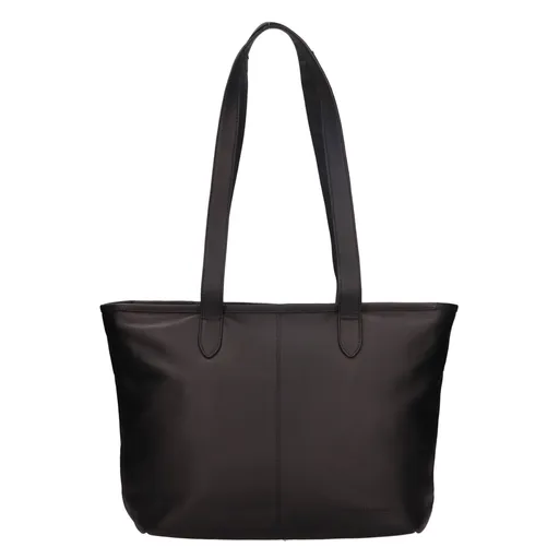 Dámská kožená kabelka na notebook The Chesterfield Brand Monza - černá