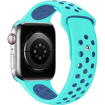 Eternico Sporty pro Apple Watch 42mm / 44mm / 45mm / Ultra 49mm Sky Blue and Aquamarine (AET-AWSP-BlAq-42)