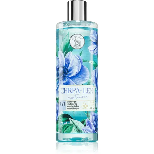Bohemia Gifts & Cosmetics Flower Line Centaurea mycí gel na tělo a vlasy 4 v 1 400 ml