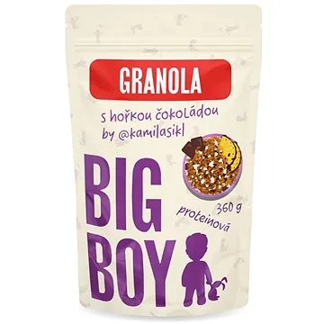 BIG BOY Proteinová granola s hořkou čokoládou by @kamilasikl 360g (8594193034345)
