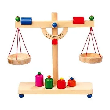 Dřevěné potraviny - Páková váha (4020972045928)