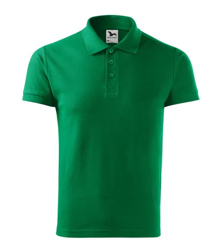 MALFINI Pánská polokošile Cotton Heavy - Středně zelená | 3XL