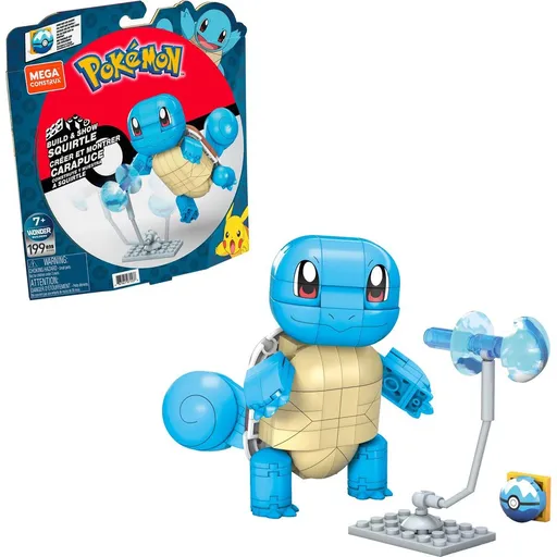 Mega Construx Postav a vystav si Pokémona Squirtle GKY95
