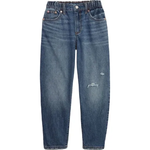 GAP BARREL Dívčí džíny, modrá, velikost 5Y