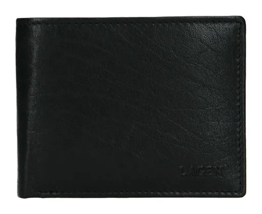 Pánská kožená peněženka Lagen W-8053 Black