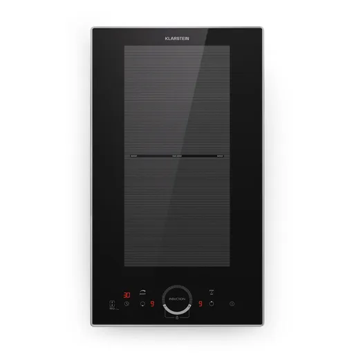 Klarstein Delicatessa Domino Prime, vestavná indukční varná deska, 2 varné zóny, 3500 W, samostatně stojící