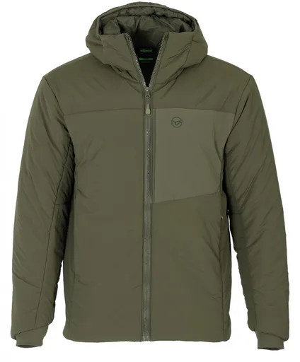 Korda bunda insulated hooded jacket dark olive - xxl