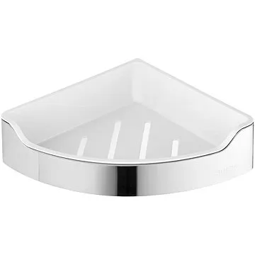 AQUALINE SAMBA rohová police do sprchy, 218x63x218mm, leštěný nerez                                  (SB109)