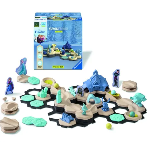 Ravensburger 733859 GraviTrax Junior Bundle: Startovní sada Star Disney: Ledové království
