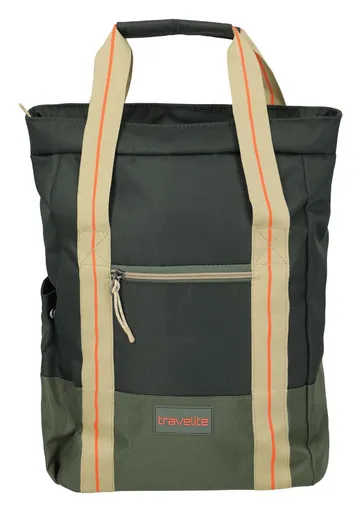 Dámský městský batoh 2v1 Travelite Color Craze Backpack S Olive