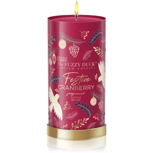 Baylis & Harding The Fuzzy Duck Winter Wonderland vonná svíčka ve skle Cranberry 390 g