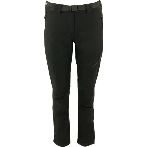 ALPINE PRO PELNA Dámské turistické kalhoty, černá, velikost