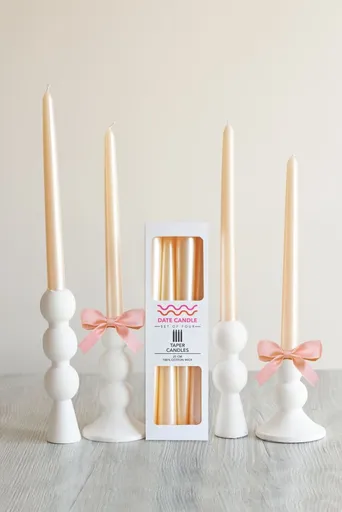 Candle Set (4 Pieces) Neon 4 - Orange v2