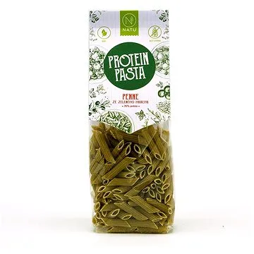 NATU Protein Pasta Penne ze zeleného hrachu BIO 250 g  (8596299008442)