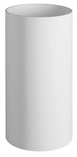 SAPHO ALTONA umyvadlo volně stojící, litý mramor, průměr 43,5x85cm, kryt výpusti, bílá mat AT435