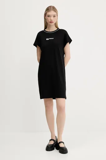 Bavlněné šaty Karl Lagerfeld Jeans