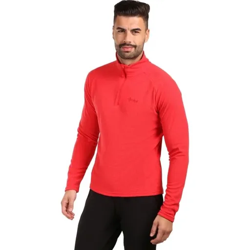 KILPI ALMERI Pánská fleecová mikina, červená, velikost XXXL