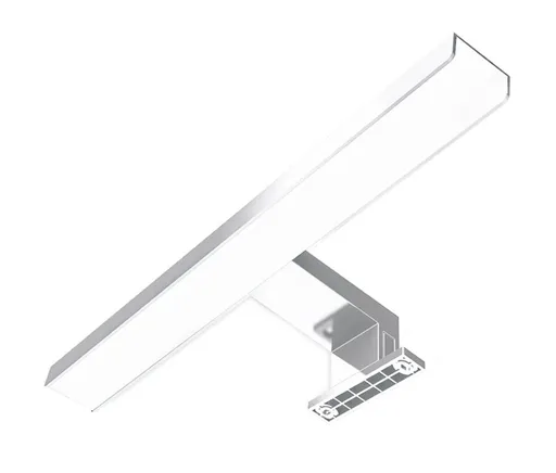 Solight LED koupelnové osvětlení nad zrcadlo 3v1, 7W, 455lm, 4000K, IP44, 40cm, chrom WO827-CR