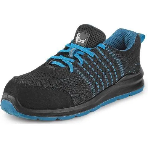 Obuv polobotka CXS TEXLINE KORNAT O1, černo-modrá, vel. 37