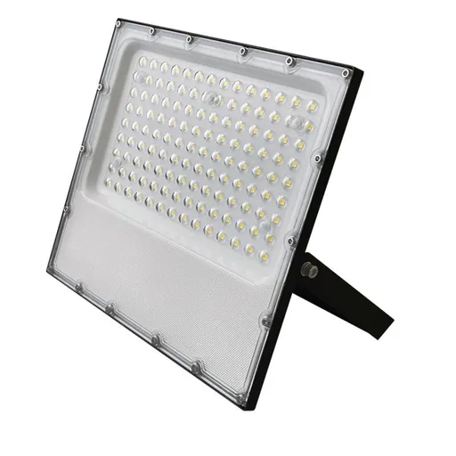 ACA Lighting LED SMD černý reflektor IP65 100W 6000K 12000lm 100-277V AC RA80 IK08 5let záruka bezpečnostní ventil J10060