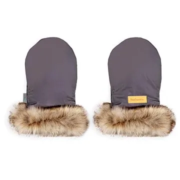 Beztroska rukavice s kožešinou gray (5905274860310)