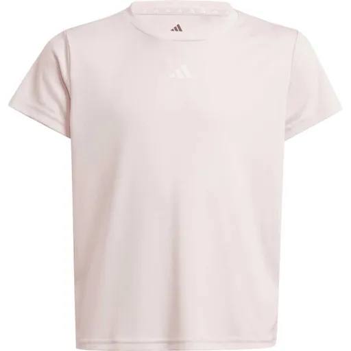 adidas TRAIN ESSENTIALS REGULAR TRAINING T-SHIRT Dívčí tréninkové triko, růžová, velikost