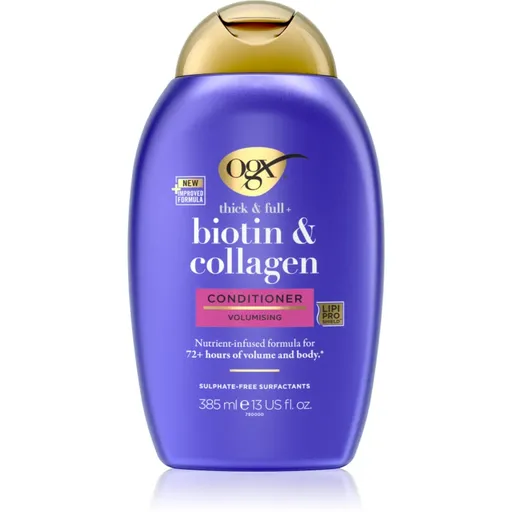 OGX Biotin & Collagen zhušťující kondicionér pro objem vlasů 385 ml