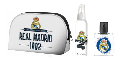 EP Line Real Madrid - EDT 50 ml + tělový sprej 100 ml + kosmetická taška