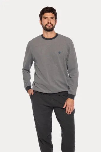 Pánské pyžamo FREDERICO XXL Šedá