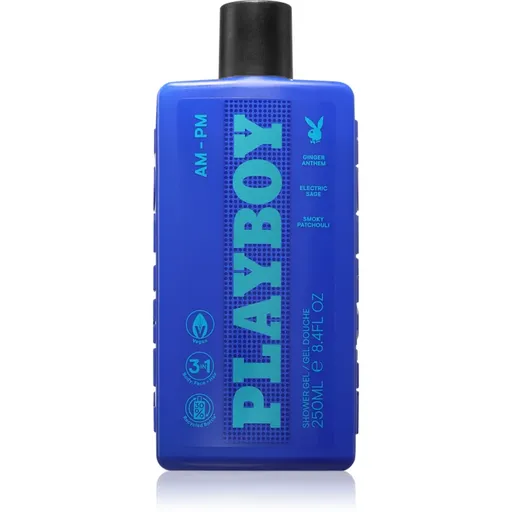 Playboy AM - PM sprchový gel 3 v 1 pro muže 250 ml