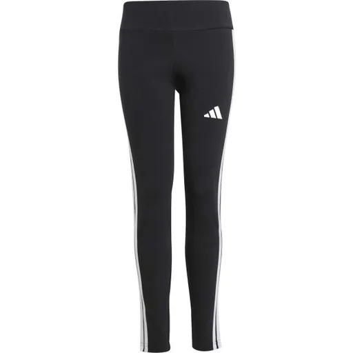 adidas ESSENTIALS AEROREADY 3-STRIPES HIGH-WAISTED Dívčí legíny, černá, velikost