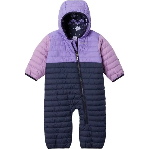 Columbia POWDER LITE REVERSIBLE BUNTING Dětská zimní kombinéza, tmavě modrá, velikost 18-24M