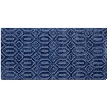 Koberec 80 x 150 cm tmavě modrý ADATEPE, 176390 (beliani_176390)