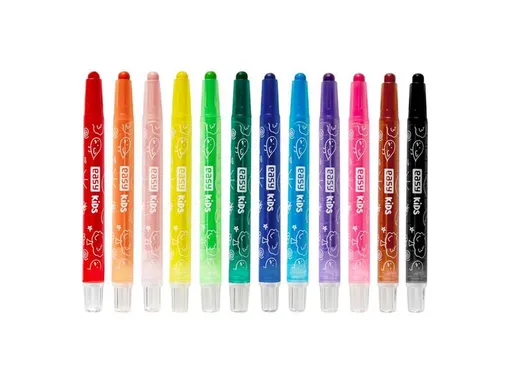 Voskovky EASY Twist vysouvací 12ks