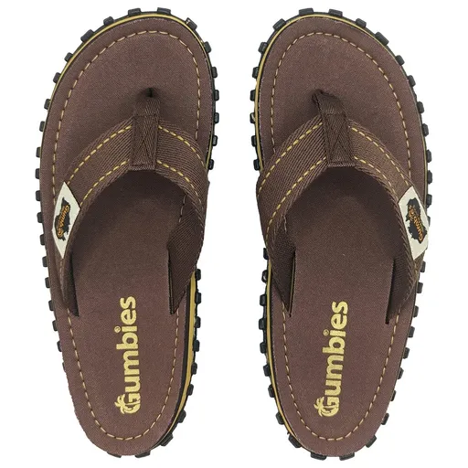 Gumbies Pánské žabky Gumbies Islander - Classic brown | 47