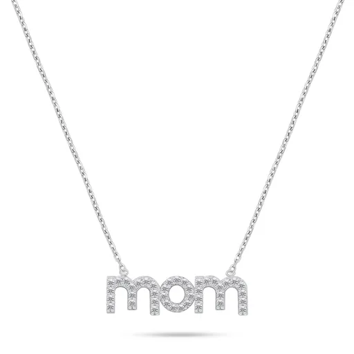 Brilio Silver Originální stříbrný náhrdelník Mom NCL111W