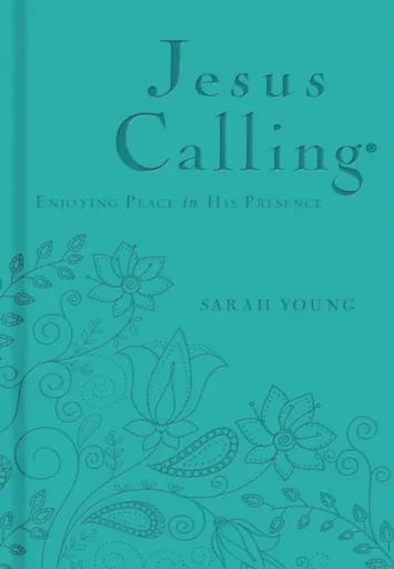 Jesus Calling, Teal Leathersoft, with Scripture References - Sarah Young