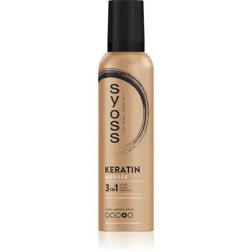 Syoss Keratin Mousse pěnové tužidlo s keratinem 250 ml