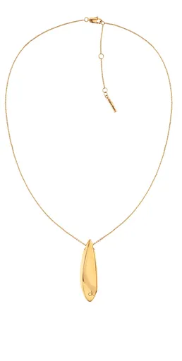 Calvin Klein Elegantní pozlacený náhrdelník pro ženy Sculpted 35000814