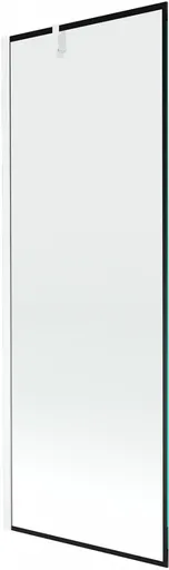 MEXEN/S Next vanová zástěna FIX 70 x 150, černá dekor, bílá 895-070-000-00-70-20