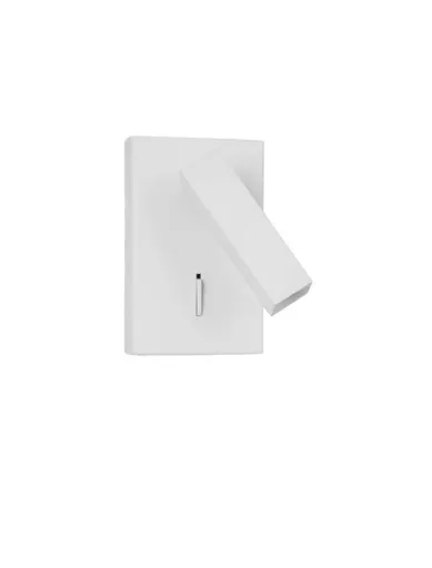 NOVA LUCE bodové svítidlo DONA bílý hliník LED Cree 3W 230V vypínač na těle 3000K IP20 9081351