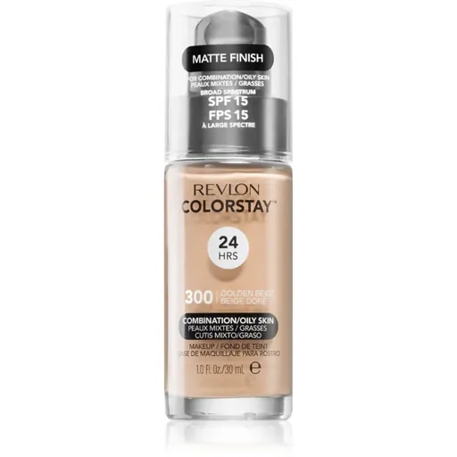 Revlon Cosmetics ColorStay™ SPF 15 dlouhotrvající matující make-up pro mastnou a smíšenou pleť odstín 300 Golden Beige 30 ml