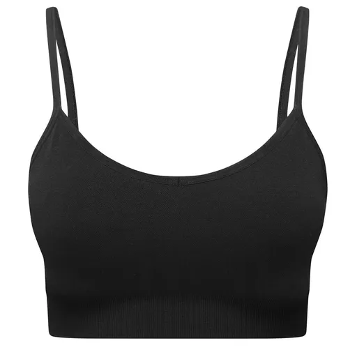 TriDri® Bezešvá sportovní podprsenka 3D Fit - Černá | XS