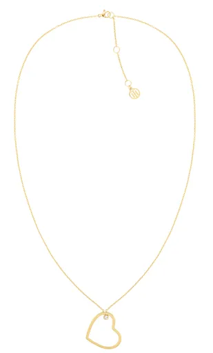 Tommy Hilfiger Slušivý pozlacený náhrdelník se srdíčkem Minimal Hearts 2780757