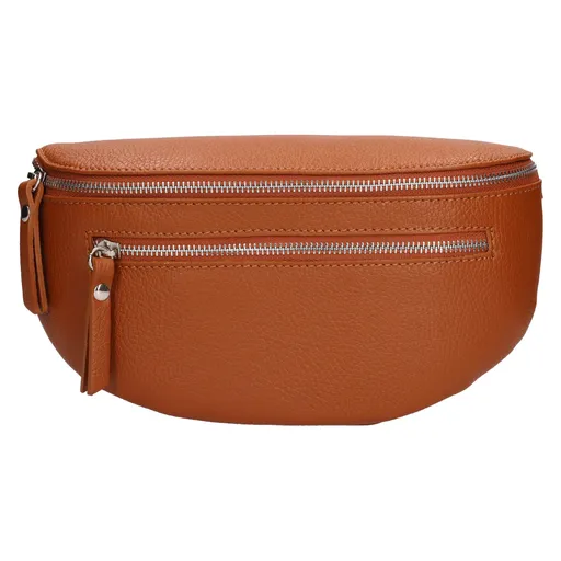 Dámská kožená ledvinka Italia Pavla - koňak