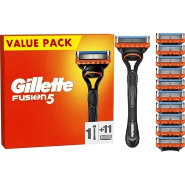 GILLETTE Fusion 5 holící strojek + 11 náhradních hlavic (7702018425761)